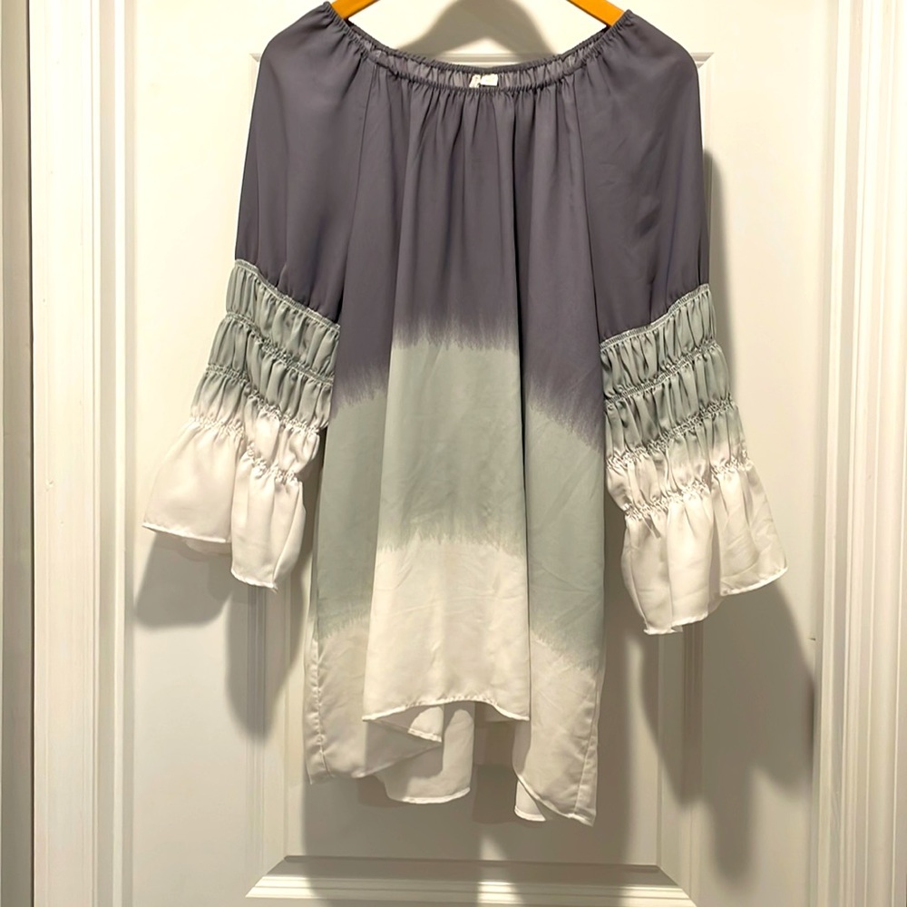 Plus size chiffon top